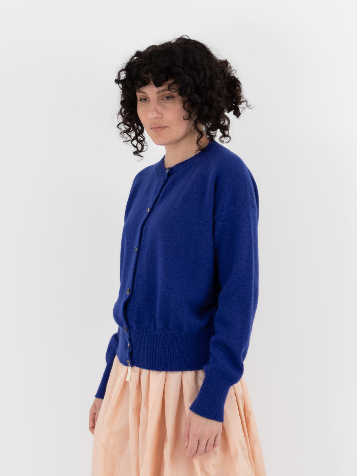 Nitto Clelia Cardigan in Indaco - NITTO at Worthwhile - shop CARDIGAN