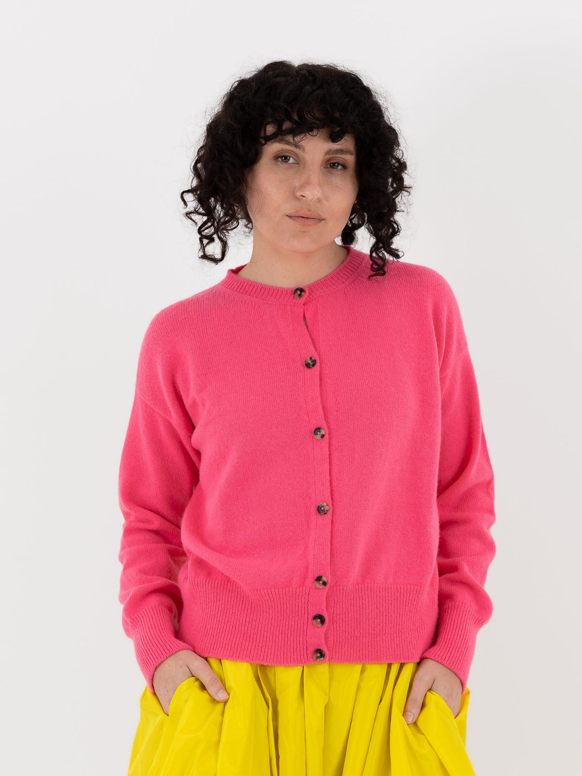 Nitto Clelia Cardigan in Rose - NITTO at Worthwhile - shop CARDIGAN