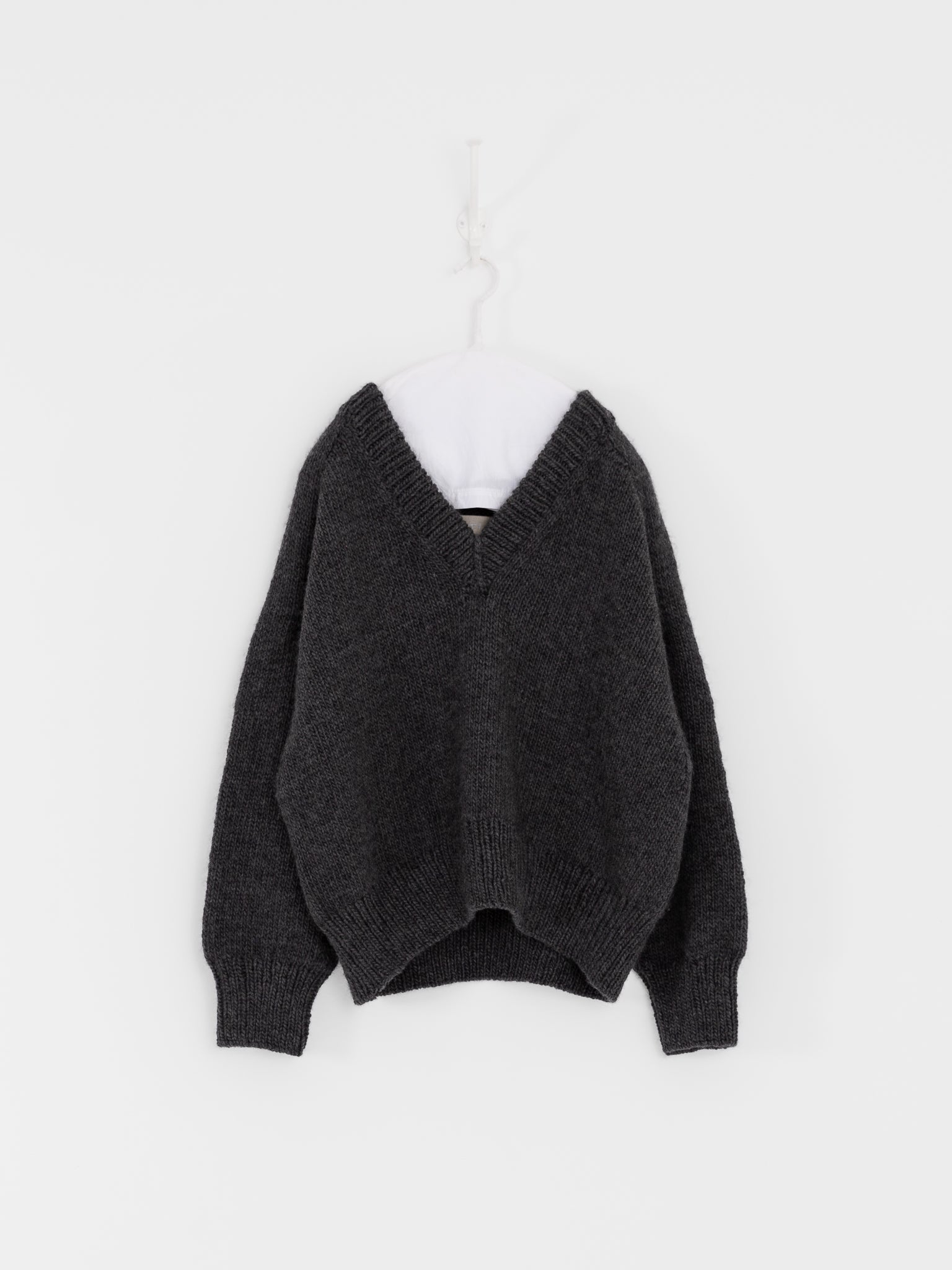Nitto Donna Sweater in Anthracite Grey - NITTO at Worthwhile - shop SWEATER