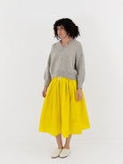 Nitto Donna Sweater in Light Grey - NITTO at Worthwhile - shop SWEATER
