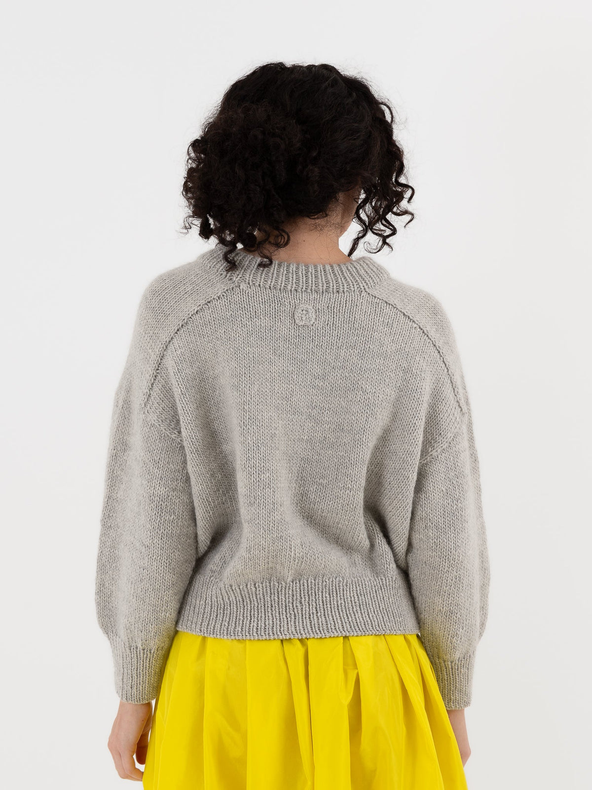 Nitto Donna Sweater in Light Grey - NITTO at Worthwhile - shop SWEATER