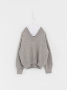 Nitto Donna Sweater in Light Grey - NITTO at Worthwhile - shop SWEATER