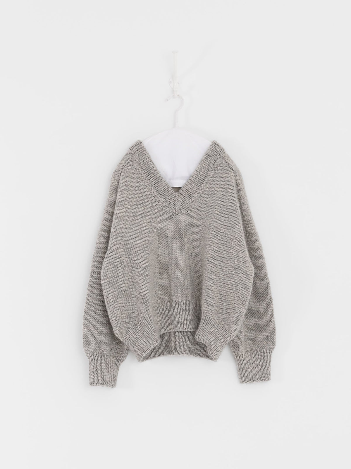 Nitto Donna Sweater in Light Grey - NITTO at Worthwhile - shop SWEATER