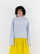 Nitto Duna Blouse in Celeste - NITTO at Worthwhile - shop TOP