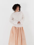 Nitto Duna Blouse in Off White - NITTO at Worthwhile - shop TOP
