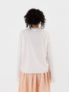 Nitto Duna Blouse in Off White - NITTO at Worthwhile - shop TOP