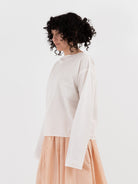Nitto Duna Blouse in Off White - NITTO at Worthwhile - shop TOP