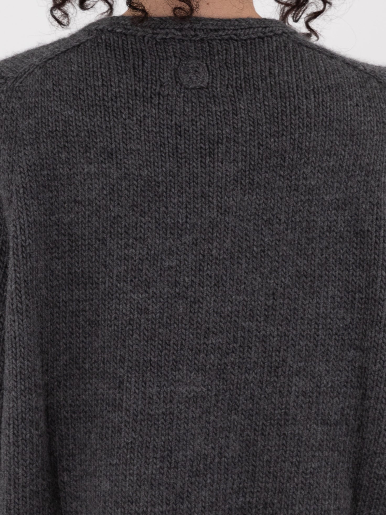 Nitto Nino OSW Cardigan in Anthracite Grey - NITTO at Worthwhile - shop CARDIGAN