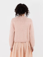 Nitto Nino OSW Cardigan in Baby Pink - NITTO at Worthwhile - shop CARDIGAN