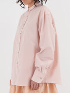 Nitto Pamela Shirt in Baby Pink - NITTO at Worthwhile - shop TOP