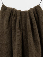 Norlha Nomad Dense Boiled Herringbone Scarf in Olive - NORLHA at Worthwhile - shop SCARF