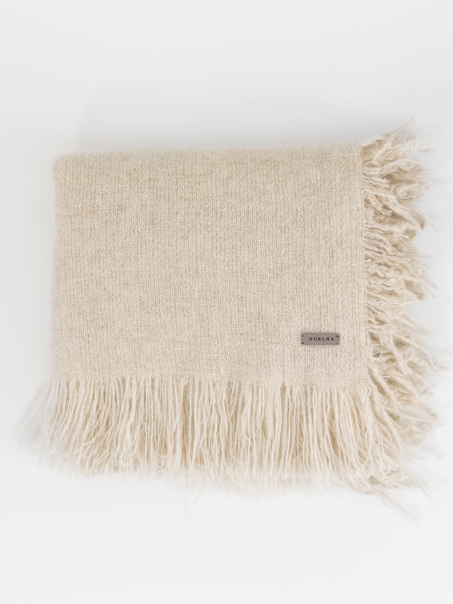 Norlha Nomad Net Crest Scarf in Natural White - NORLHA at Worthwhile - shop SCARF
