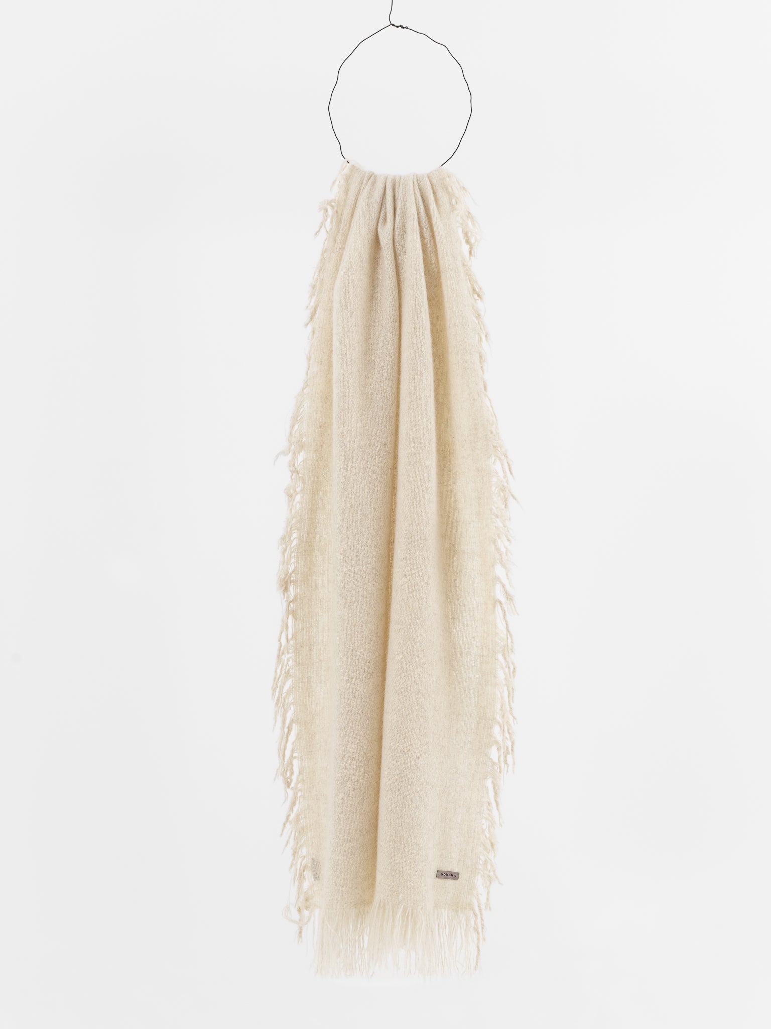 Norlha Nomad Net Crest Scarf in Natural White - NORLHA at Worthwhile - shop SCARF