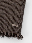 Norlha Nomad Pilgrimage Scarf in Black and Natural Yak Grey - NORLHA at Worthwhile - shop SCARF