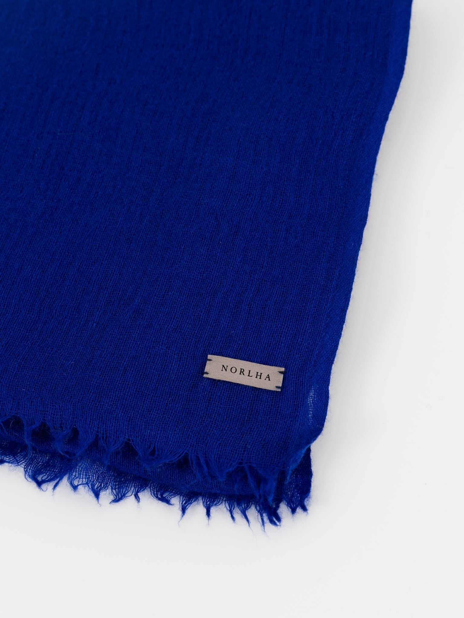 Norlha Price Light Scarf in Royal Blue - NORLHA at Worthwhile - shop SCARF