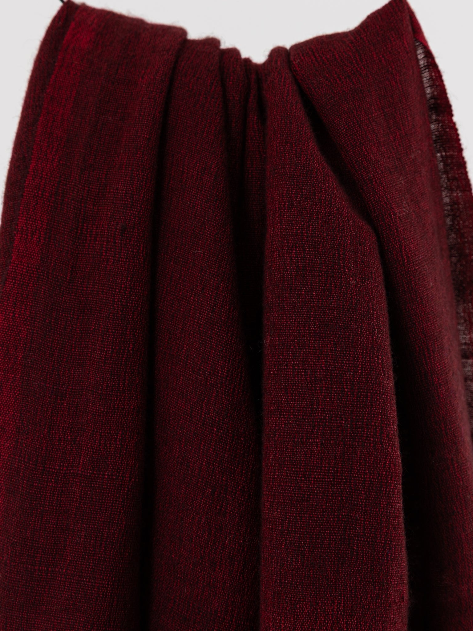 Norlha Village Light Tassels Scarf in Monk Red - NORLHA at Worthwhile - shop SCARF