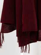 Norlha Village Light Tassels Scarf in Monk Red - NORLHA at Worthwhile - shop SCARF