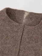 Norlha Felt Vest in Natural Yak Grey & White - NORLHA at Worthwhile - shop VEST