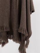 Norlha Split Cape in Natural Yak Grey - NORLHA at Worthwhile - shop SCARF
