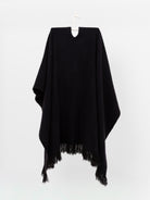 Norlha Split Cape in Midnight Blue - NORLHA at Worthwhile - shop SCARF
