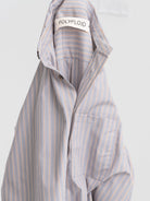 POLYPLOID B.D Shirt B in Gray Stripe - POLYPLOID at Worthwhile - shop TOP
