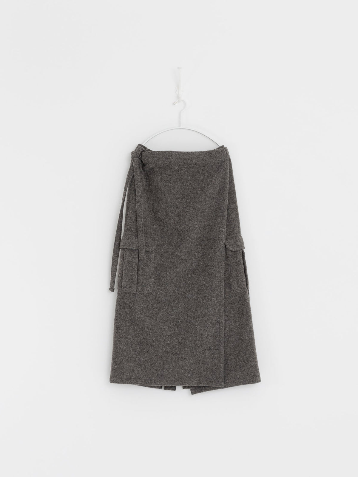 POLYPLOID Cargo Apron B in Gray - POLYPLOID at Worthwhile - shop TOP