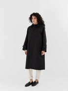 POLYPLOID Long Coat B in Black - POLYPLOID at Worthwhile - shop COAT