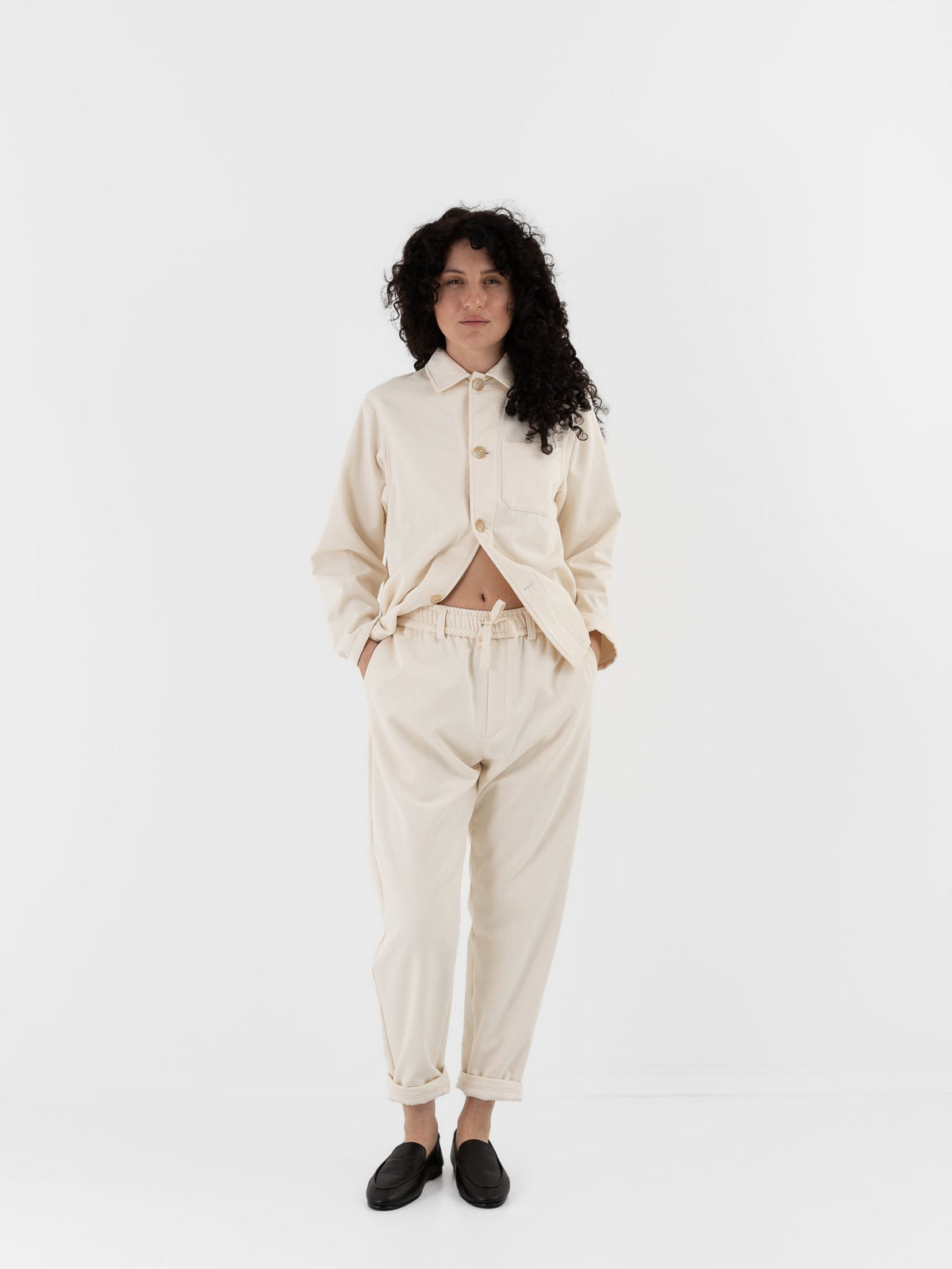 POLYPLOID Night Wear Pants A in Off White - POLYPLOID at Worthwhile - shop PANT