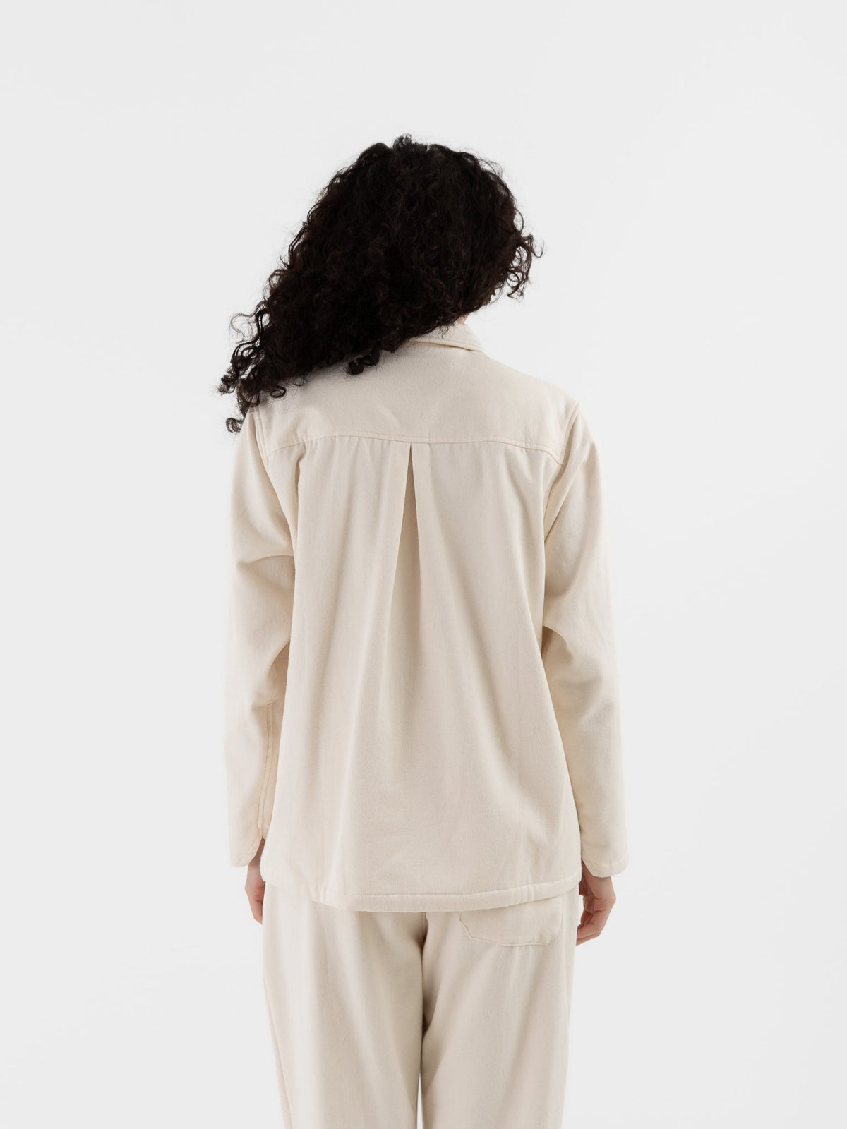 POLYPLOID Night Wear Shirt A in Off White - POLYPLOID at Worthwhile - shop TOP