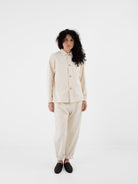 POLYPLOID Night Wear Shirt A in Off White - POLYPLOID at Worthwhile - shop TOP