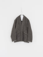 POLYPLOID Snap Button Blouson B in Gray - POLYPLOID at Worthwhile - shop TOP