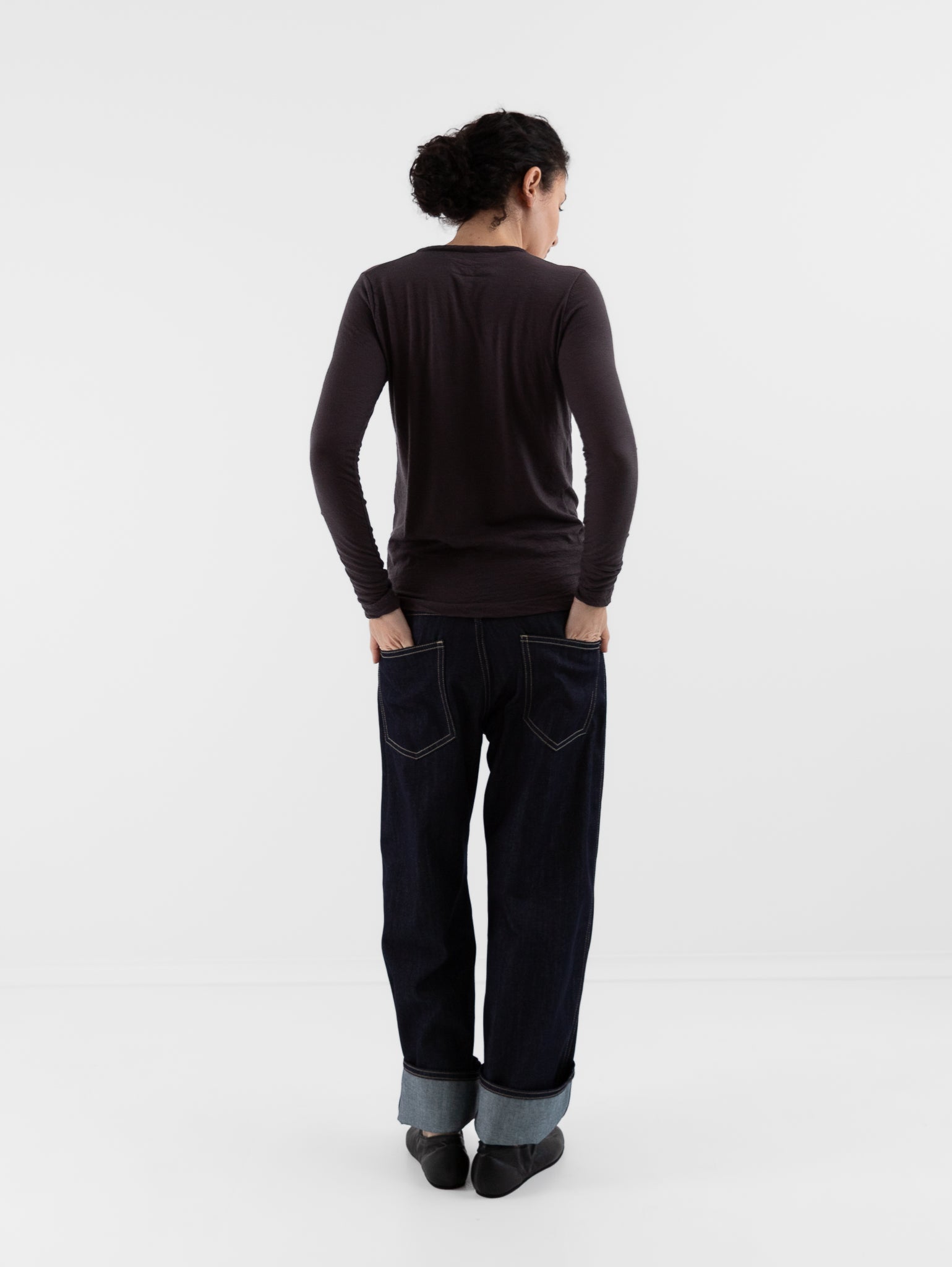 Prïvate 02 04 Cashmere Tee in Koff - PRIVATE 02 04 at Worthwhile - shop TOP