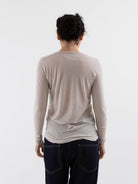 Prïvate 02 04 Cashmere Tee in Latte - PRIVATE 02 04 at Worthwhile - shop TOP