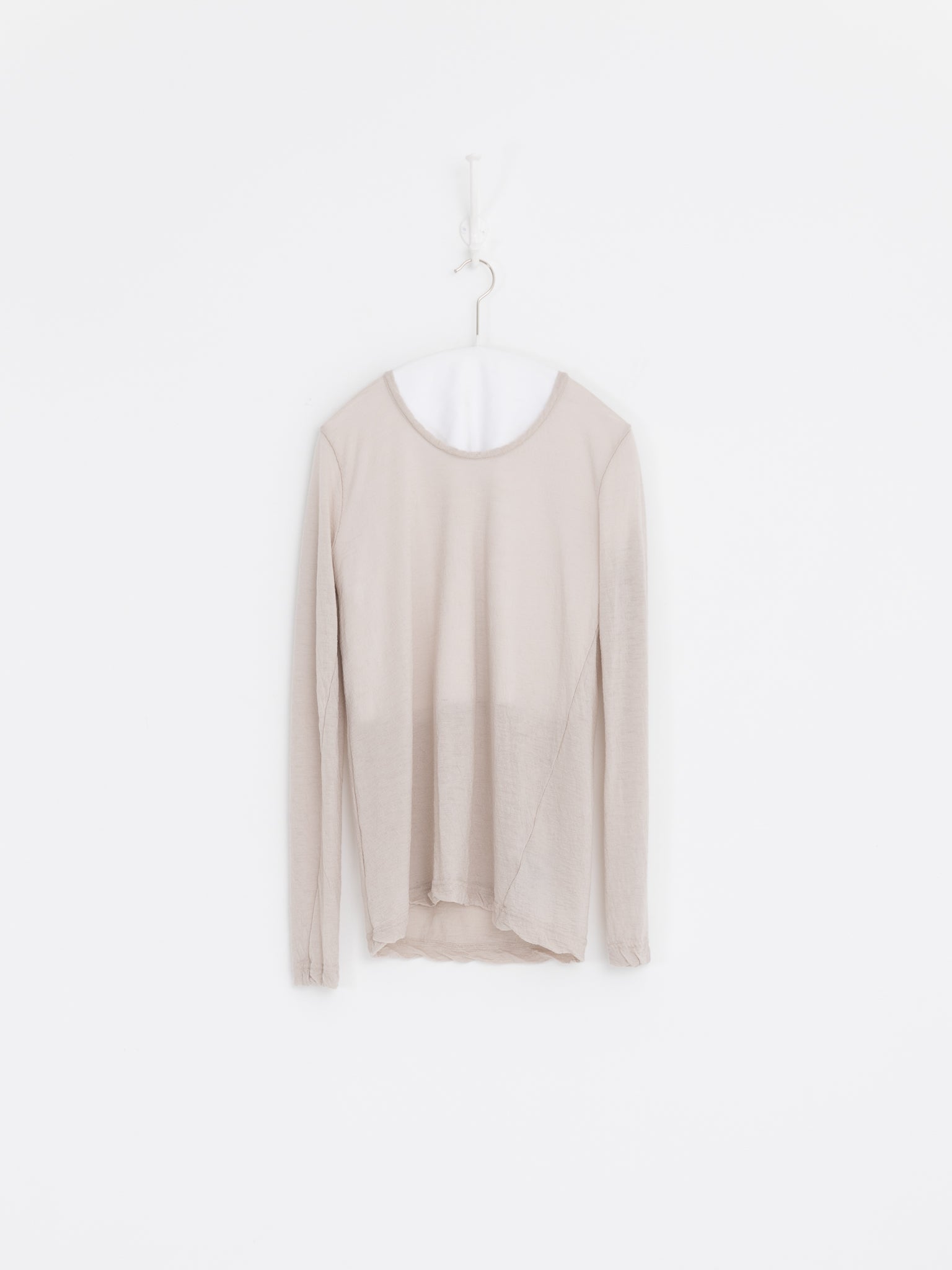Prïvate 02 04 Cashmere Tee in Latte - PRIVATE 02 04 at Worthwhile - shop TOP