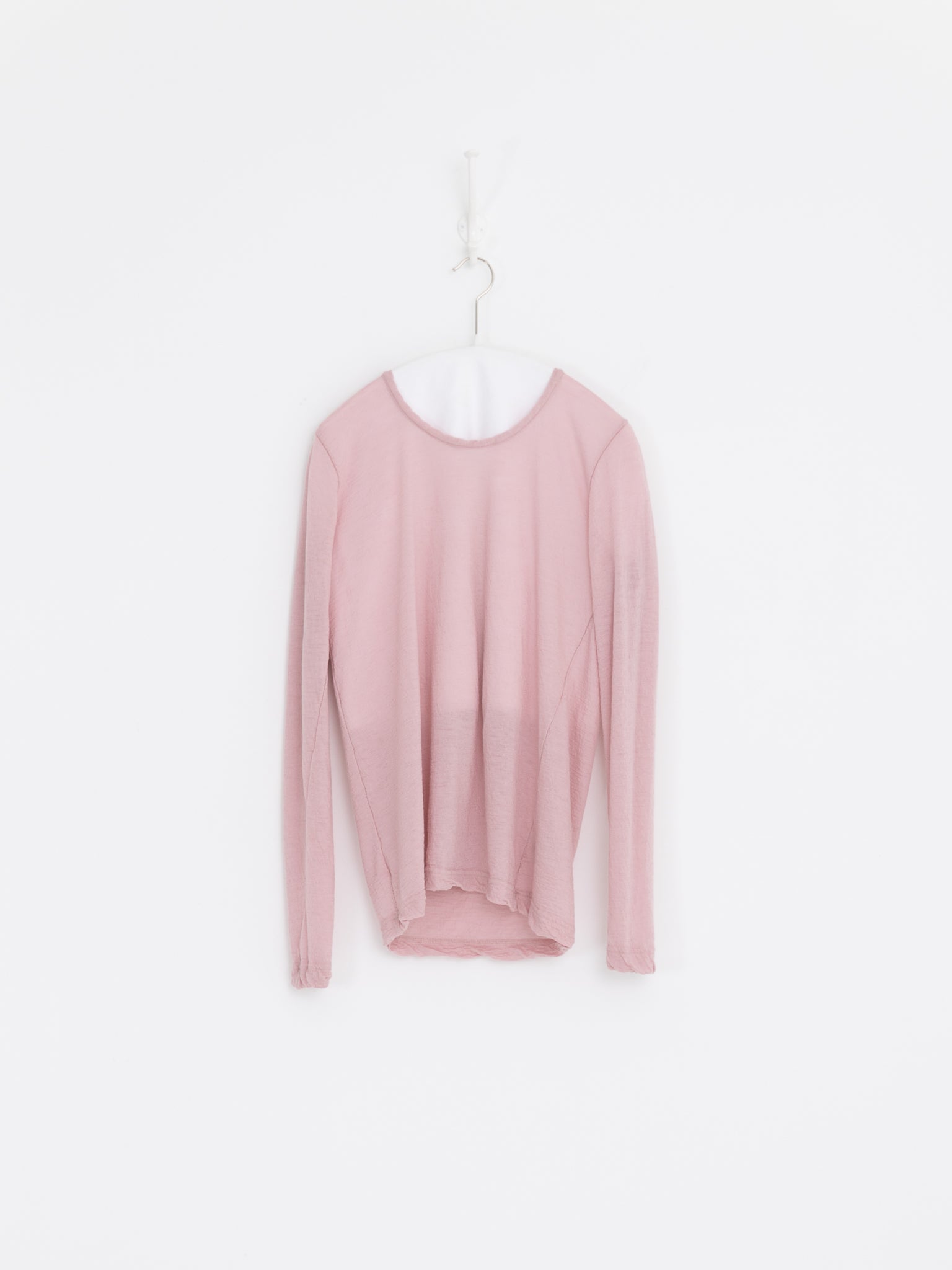 Prïvate 02 04 Cashmere Tee in Rose - PRIVATE 02 04 at Worthwhile - shop TOP