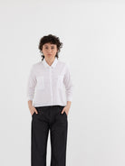 Prïvate 02 04 Shirt 105 in White - PRIVATE 02 04 at Worthwhile - shop TOP