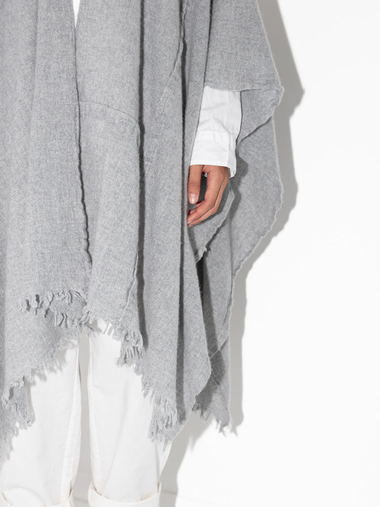 Prïvate 02 04 Cashmere Poncho, Heather Melange - Worthwhile