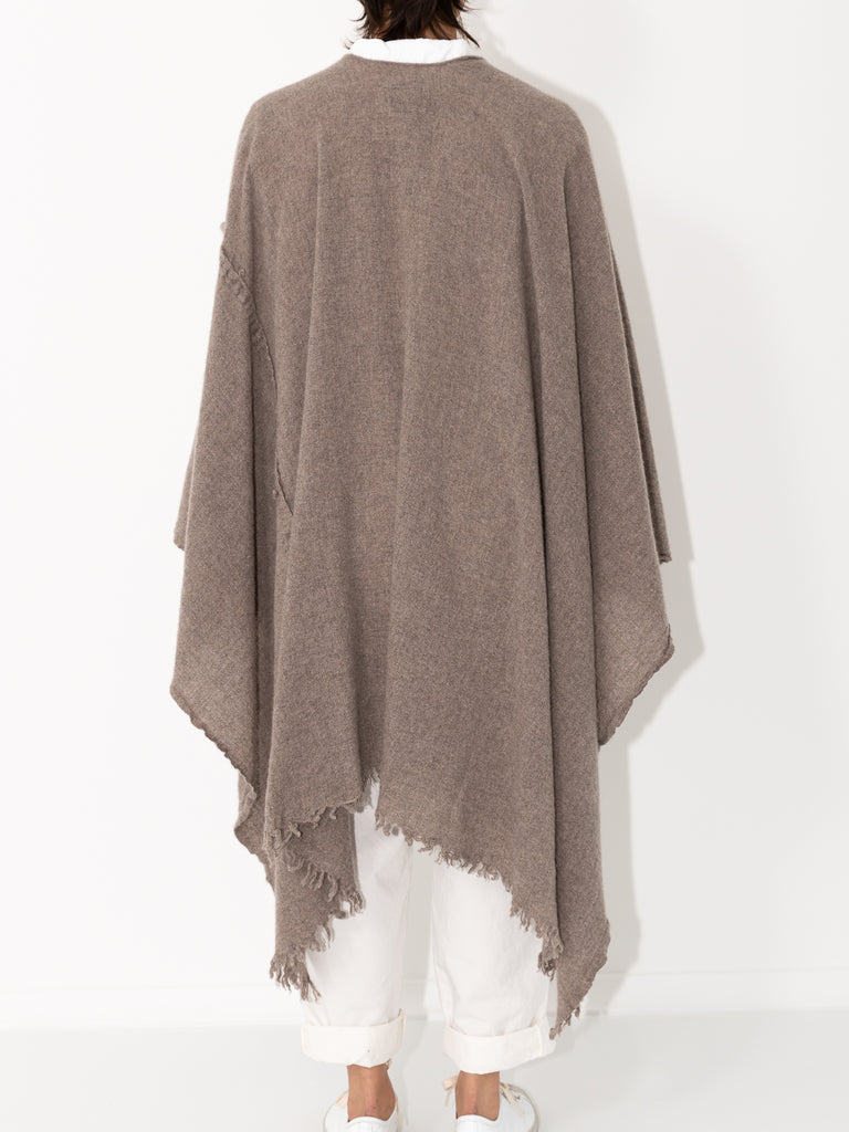Prïvate 02 04 Cashmere Poncho, Drift Melange - Worthwhile