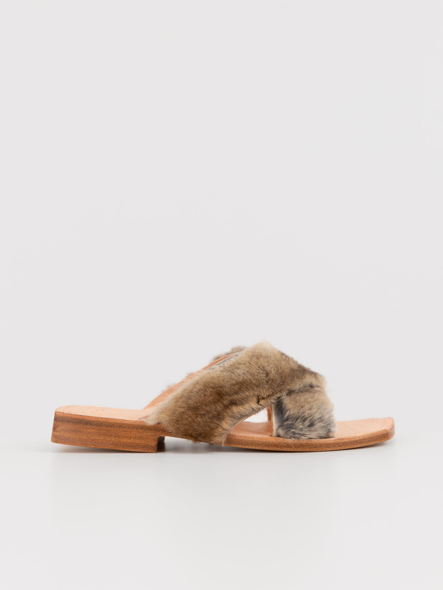 Quitan Rabbit Fur Sandals No. 1 - QUITAN at Worthwhile - shop SANDAL