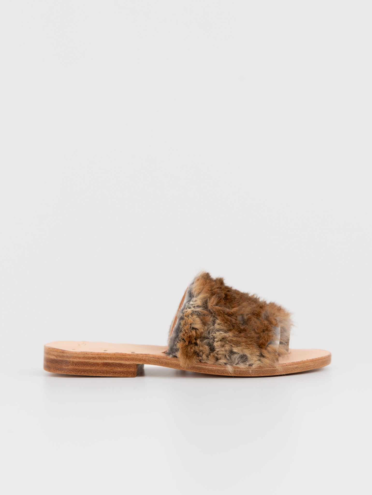 Quitan Rabbit Fur Sandals No. 2 - QUITAN at Worthwhile - shop SANDAL