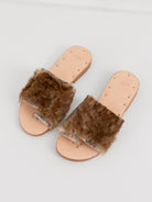 Quitan Rabbit Fur Sandals No. 2 - QUITAN at Worthwhile - shop SANDAL