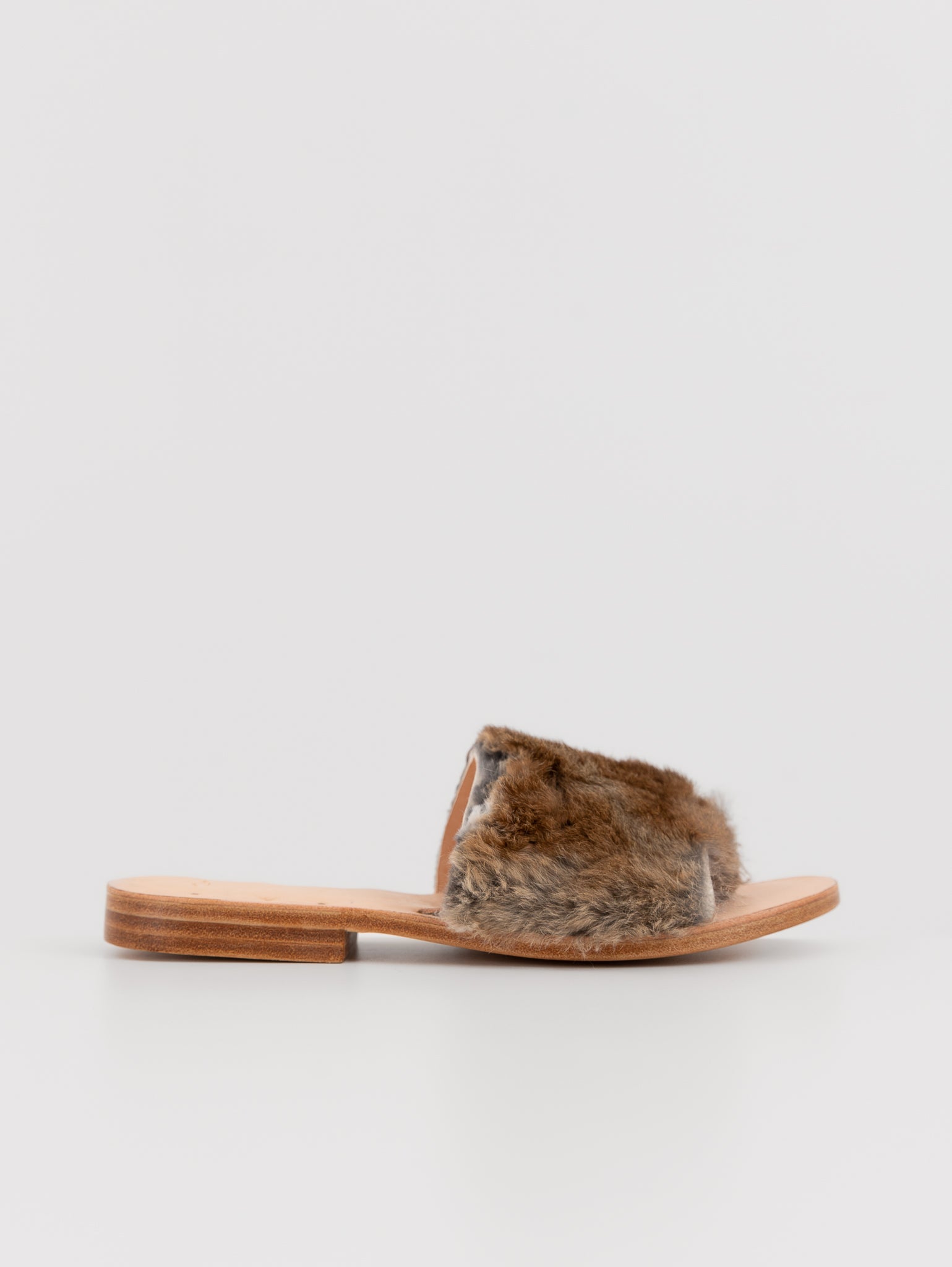 Quitan Rabbit Fur Sandals No. 2 - QUITAN at Worthwhile - shop SANDAL