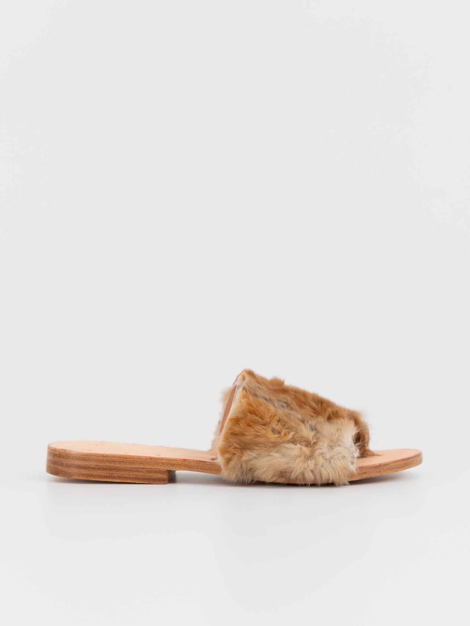 Quitan Rabbit Fur Sandals No. 2 - QUITAN at Worthwhile - shop SANDAL