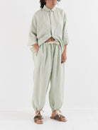 Quitan Pants in Mint Sage - QUITAN at Worthwhile - shop PANT