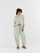 Quitan Pants in Mint Sage - QUITAN at Worthwhile - shop PANT