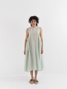 Quitan Dress in Mint Sage - QUITAN at Worthwhile - shop DRESS