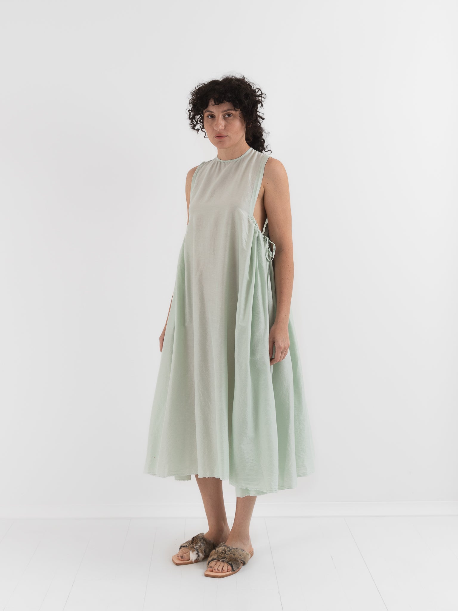 Quitan Dress in Mint Sage - QUITAN at Worthwhile - shop DRESS