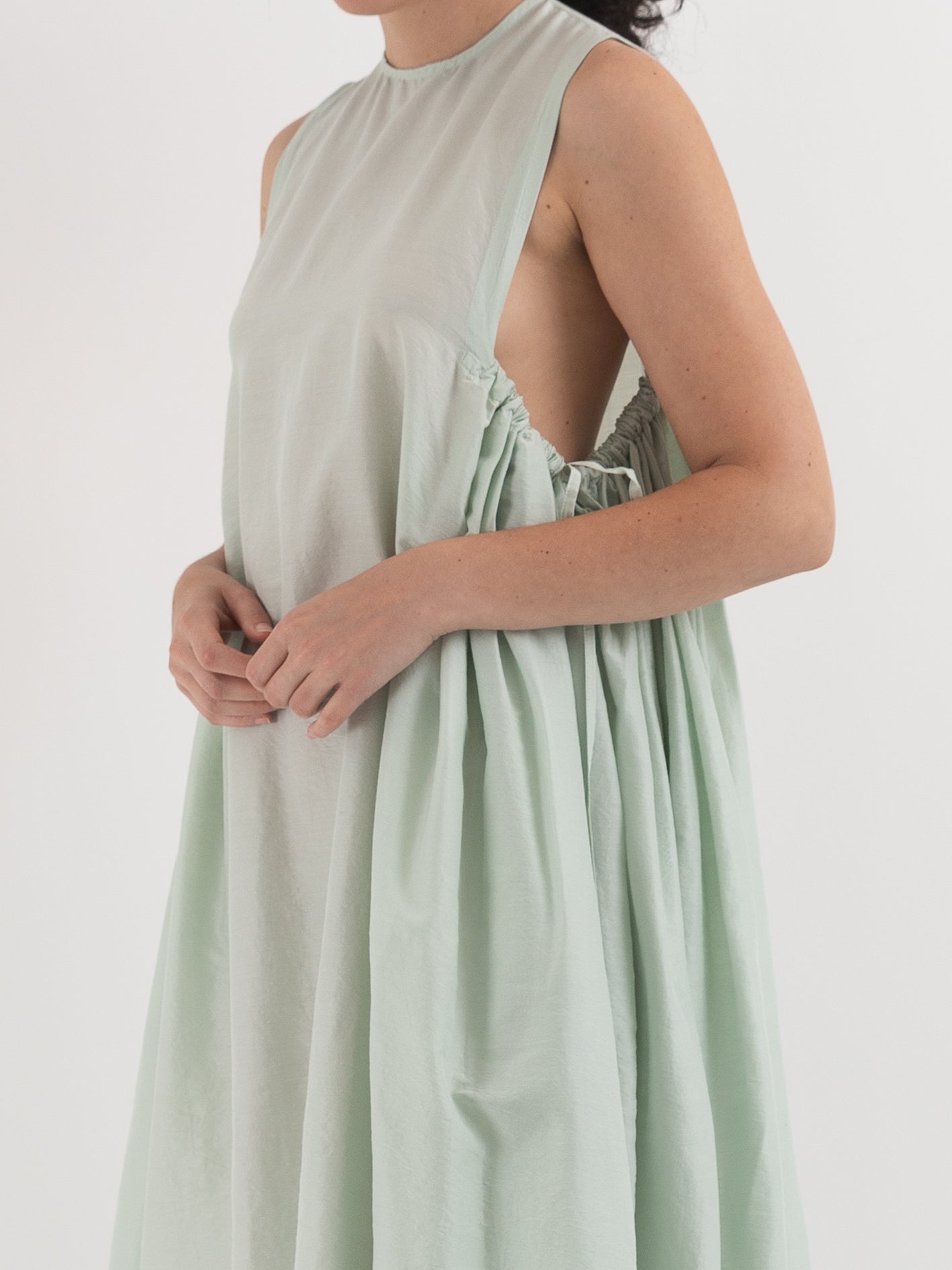 Quitan Dress in Mint Sage - QUITAN at Worthwhile - shop DRESS