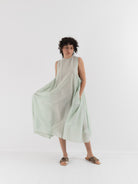 Quitan Dress in Mint Sage - QUITAN at Worthwhile - shop DRESS