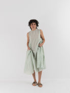 Quitan Dress in Mint Sage - QUITAN at Worthwhile - shop DRESS